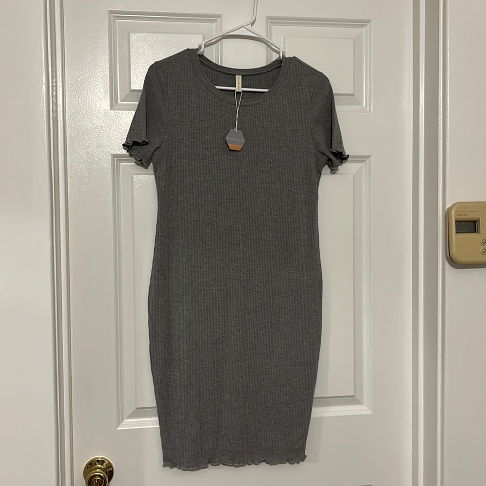 Mid length maternity dress